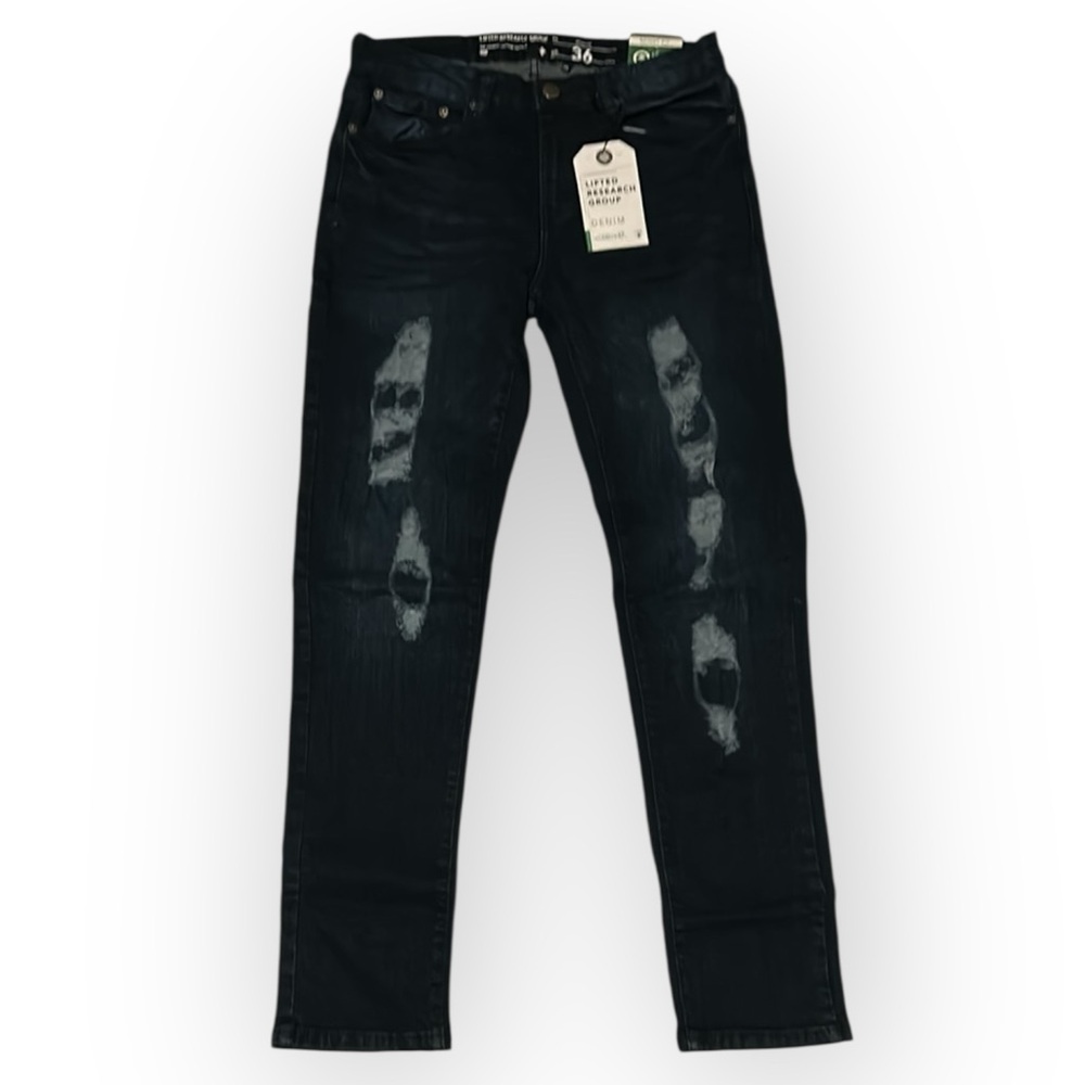 New! LRG - Lifted Research Group Skinny Fit Distressed Denim Jeans - 0001947